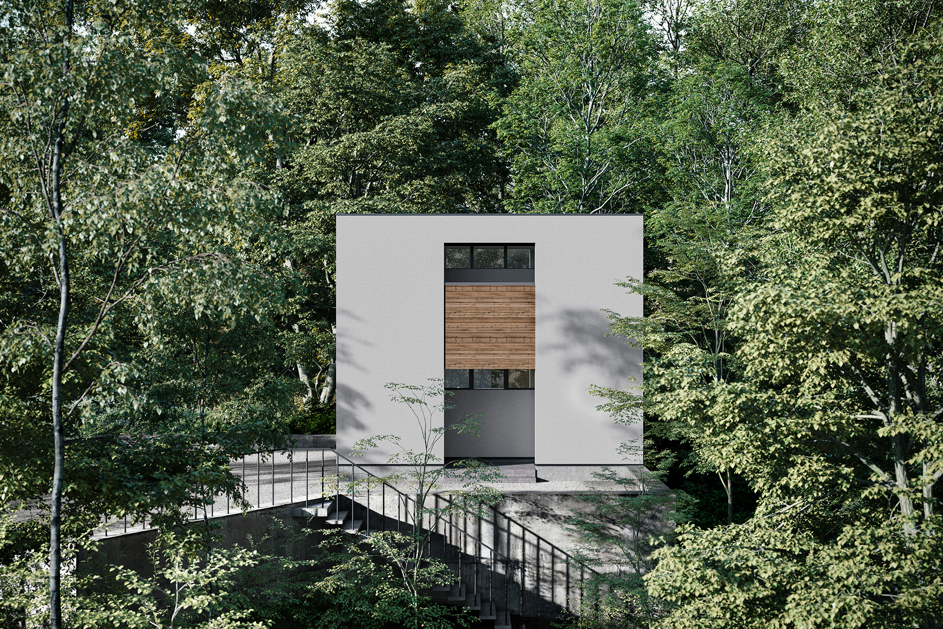 吹き抜けのある家